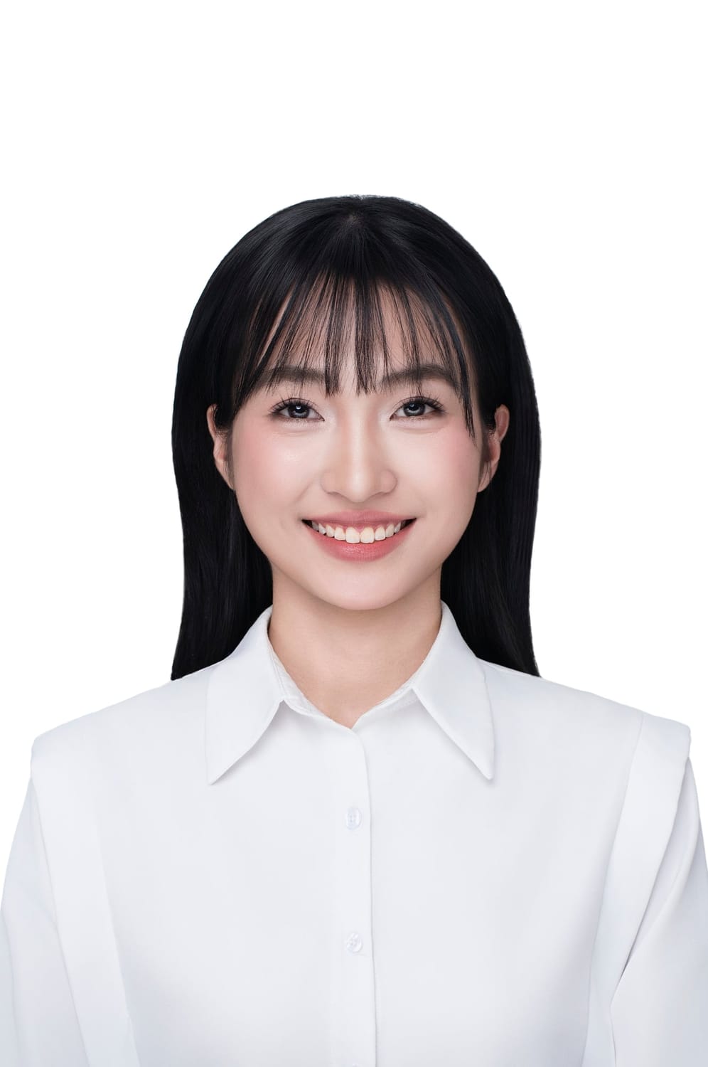 Ảnh thẻ hộ chiếu 4x6 nền trắng nam giới chụp tại studio TPHCM
