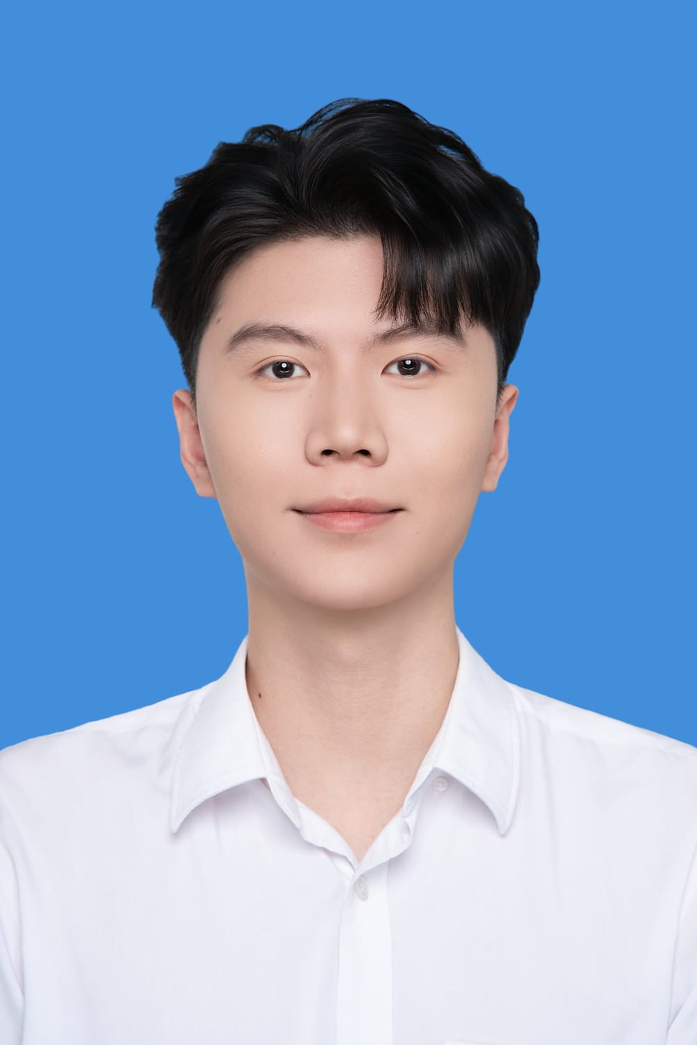 Ảnh thẻ CCCD nữ trang điểm nhẹ nền trắng chuẩn hành chính TPHCM